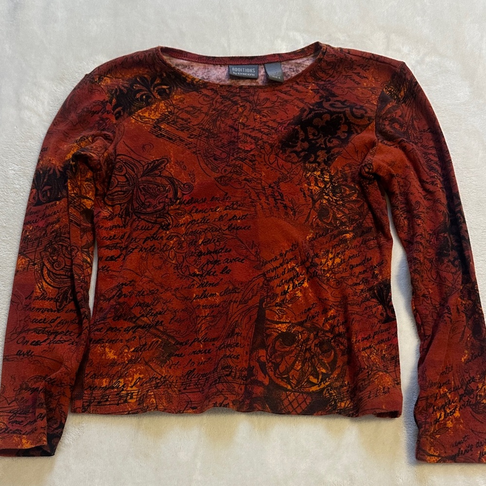 Vintage Graphic Blouse